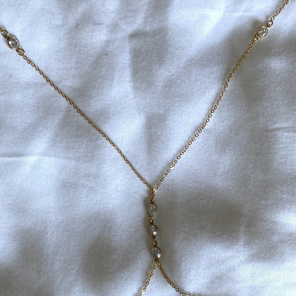 TatiRocks Constellation Gold and CZ Body Chain, only tried on! - Picture 3 of 8